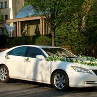 Автомобиль на свадьбу в Донецке, белый  Lexus от 2