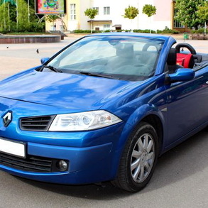 227 Кабріолет Renault Megane синій оренд