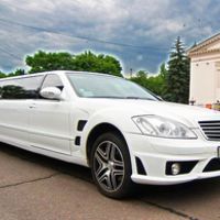 030 Лімузин Mercedes W221 S600 білий оре