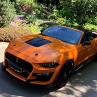 059 Ford Mustang GT оранжевый кабриолет