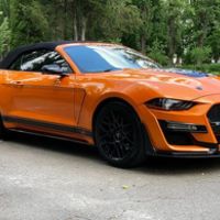 059 Ford Mustang GT помаранчовий кабріо