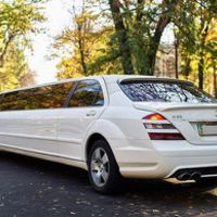 029 Лімузин Mercedes W221 S63 білий орен