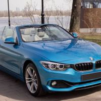 017 BMW 430 кабриолет голубий