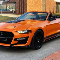 Кабриолет Ford Mustang GT оранжевый прок