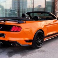 Кабриолет Ford Mustang GT оранжевый прок