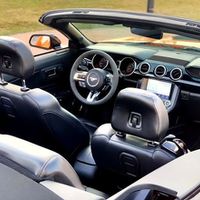 Кабриолет Ford Mustang GT оранжевый прок