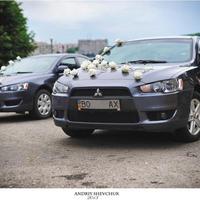 Aвто на весілля Mitsubishi Lancer X ! Весільний ко