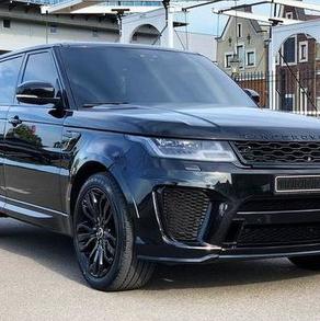 374 Range Rover Sport SVR чорний джип